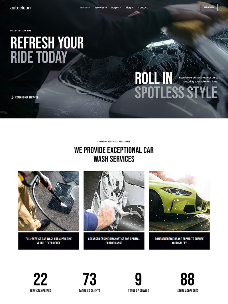 Auto-Clean Oto Yıkama Teması