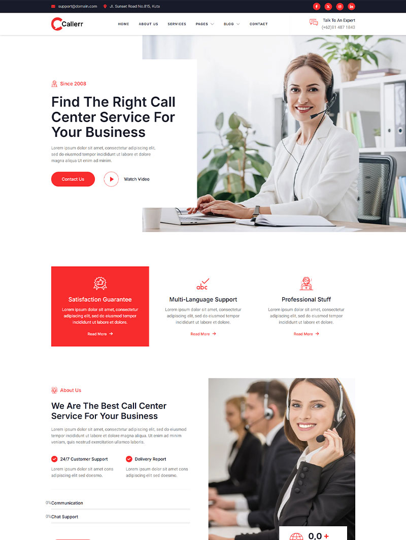 Callerr Çağrı Merkezi Teması