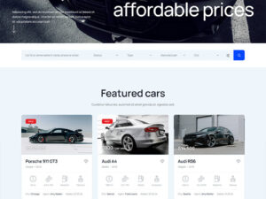 Carz Otomotiv Teması