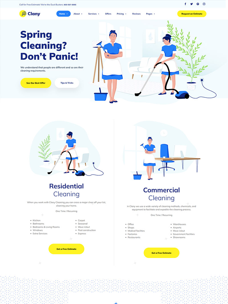 Clany Temizlik Şirketi Teması