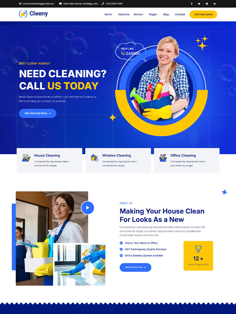 Cleeny Temizlik Şirketi Teması