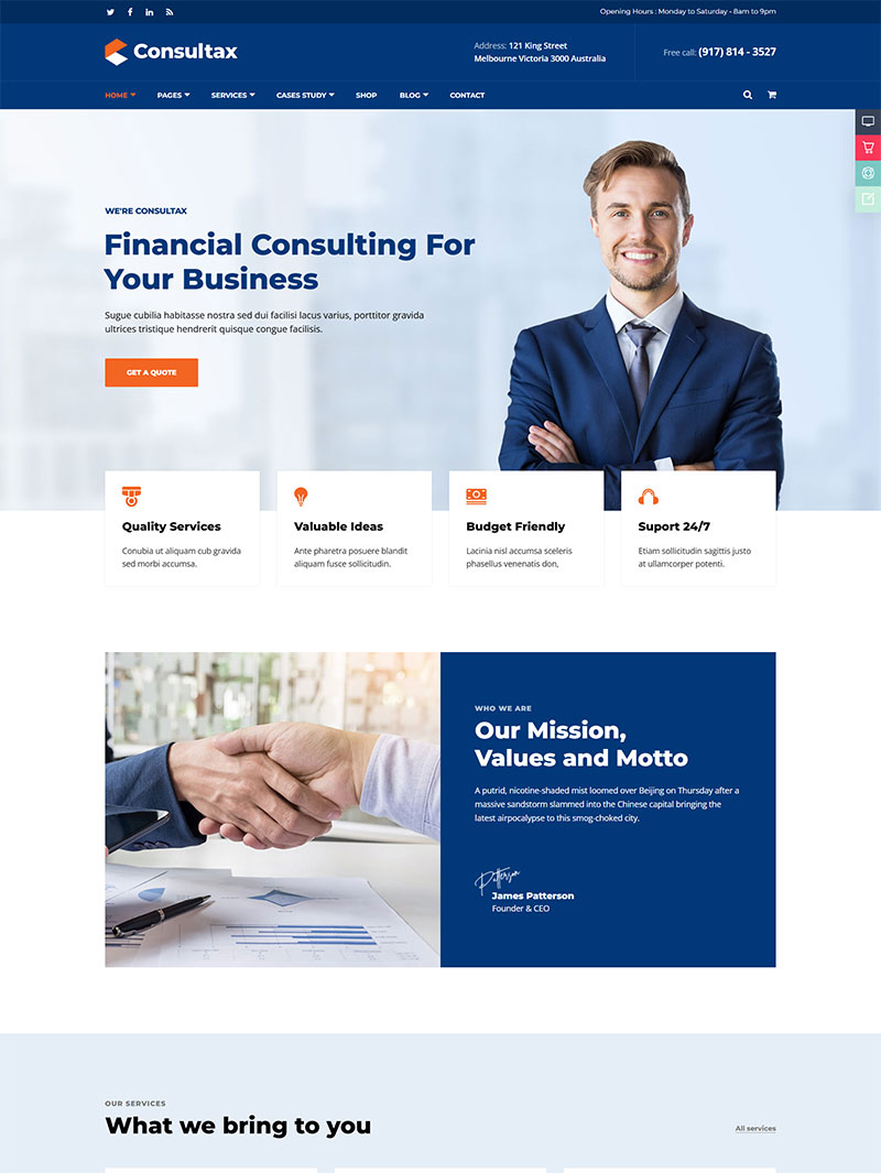 Consultax Finans Teması