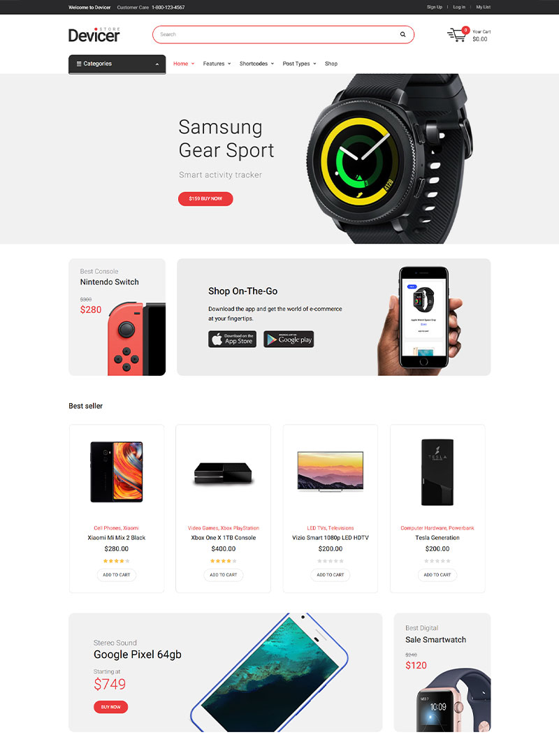 Devicer Elektronik Teması