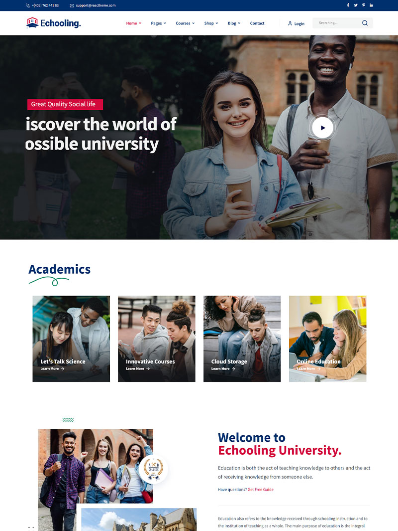 Echooling Eğitim Teması