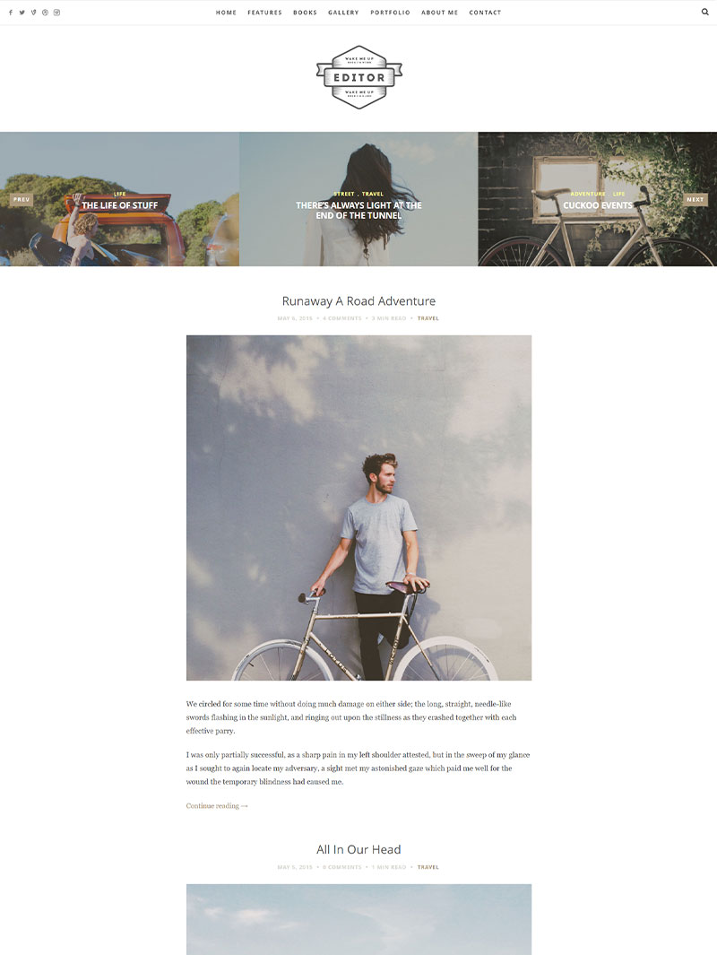 Editor-Blog Blog Teması