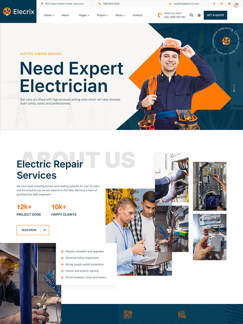 Elecrix Elektrik Ustası Teması