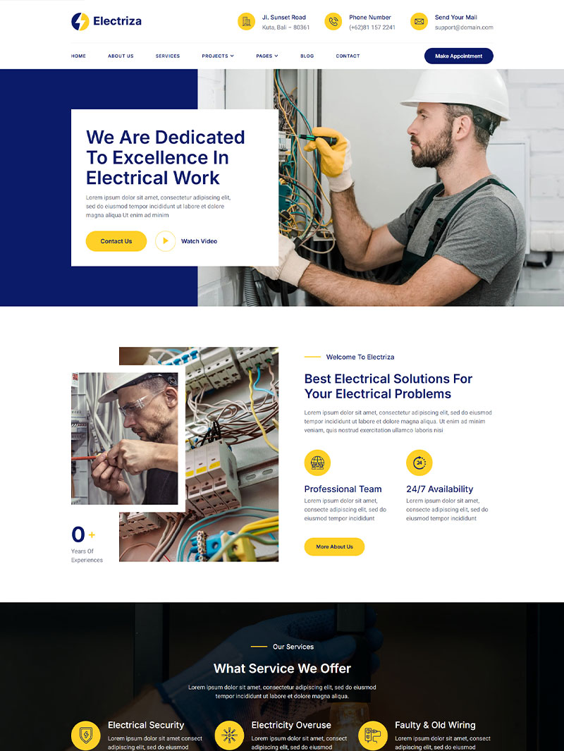 Electriza Elektrik Ustası Teması