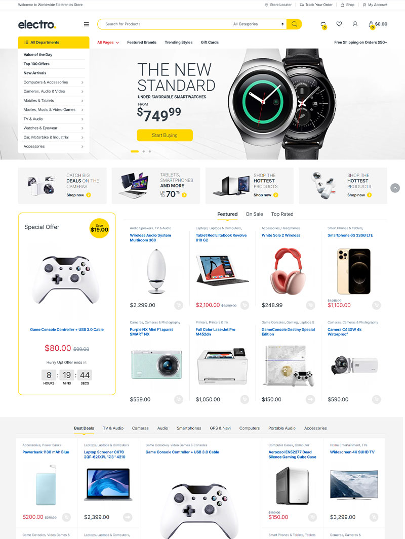 Electro Elektronik Teması