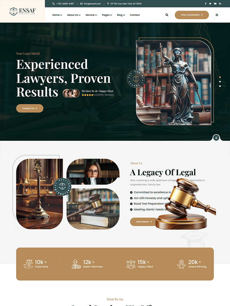 Ensaf Hukuk Bürosu Teması