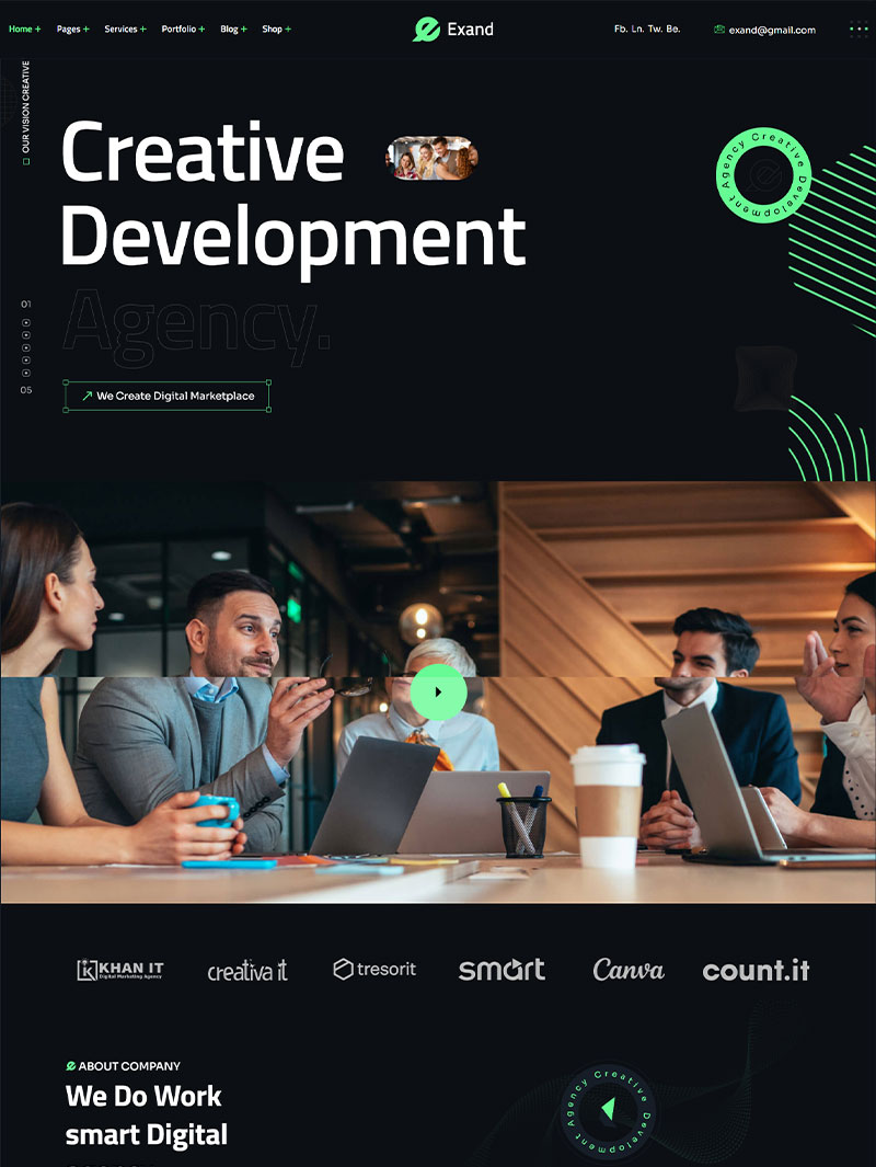 Exand Web Tasarım Teması