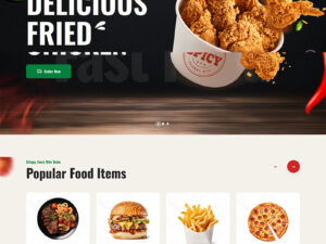 Foodking Cafe-Restaurant Teması