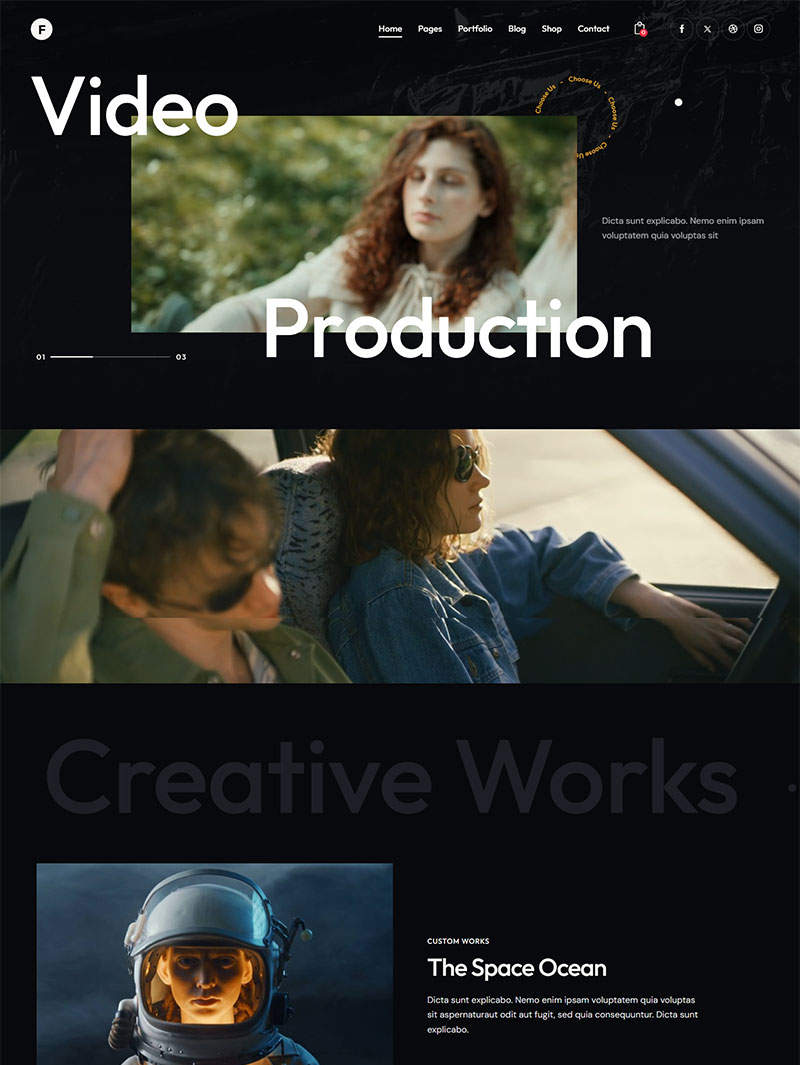 Frame Portfolyo Teması