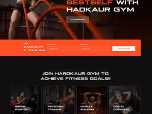 Hadkaur Fitness Teması