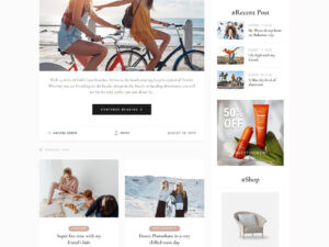 Hashtag Kişisel Site Teması