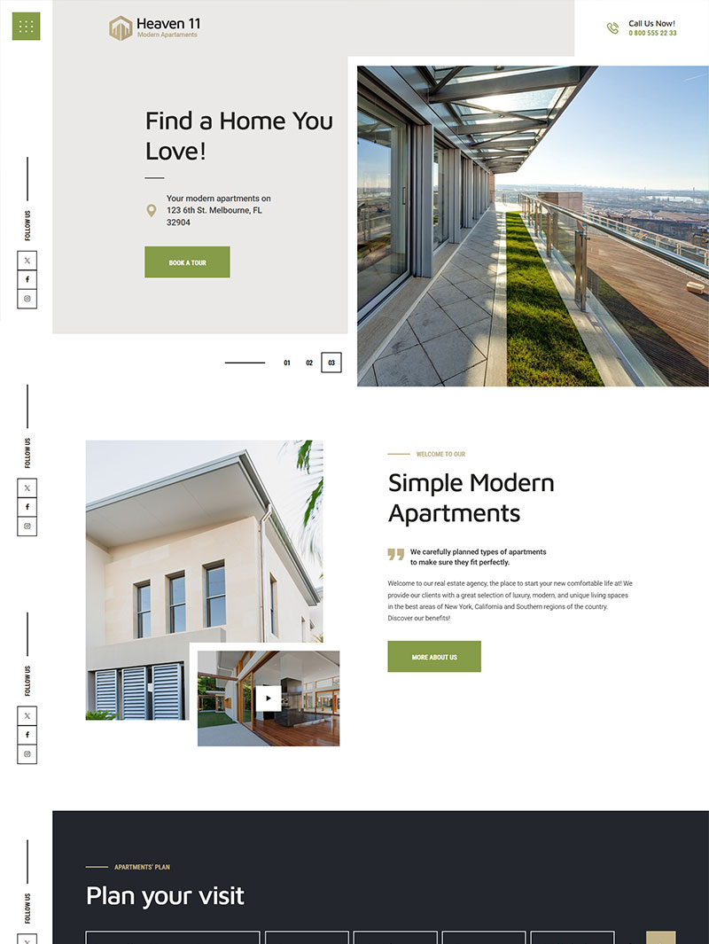 Heaven11 Emlak Teması