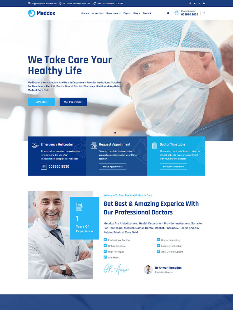 Meddox Medikal Teması