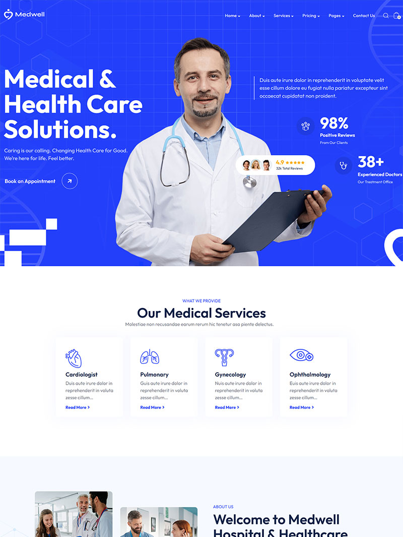 Medwell Medikal Teması