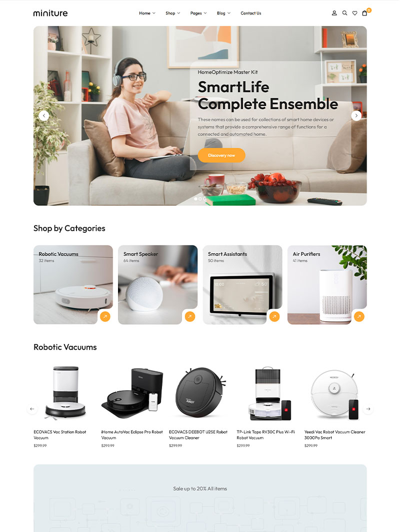 Miniture E-Ticaret Teması