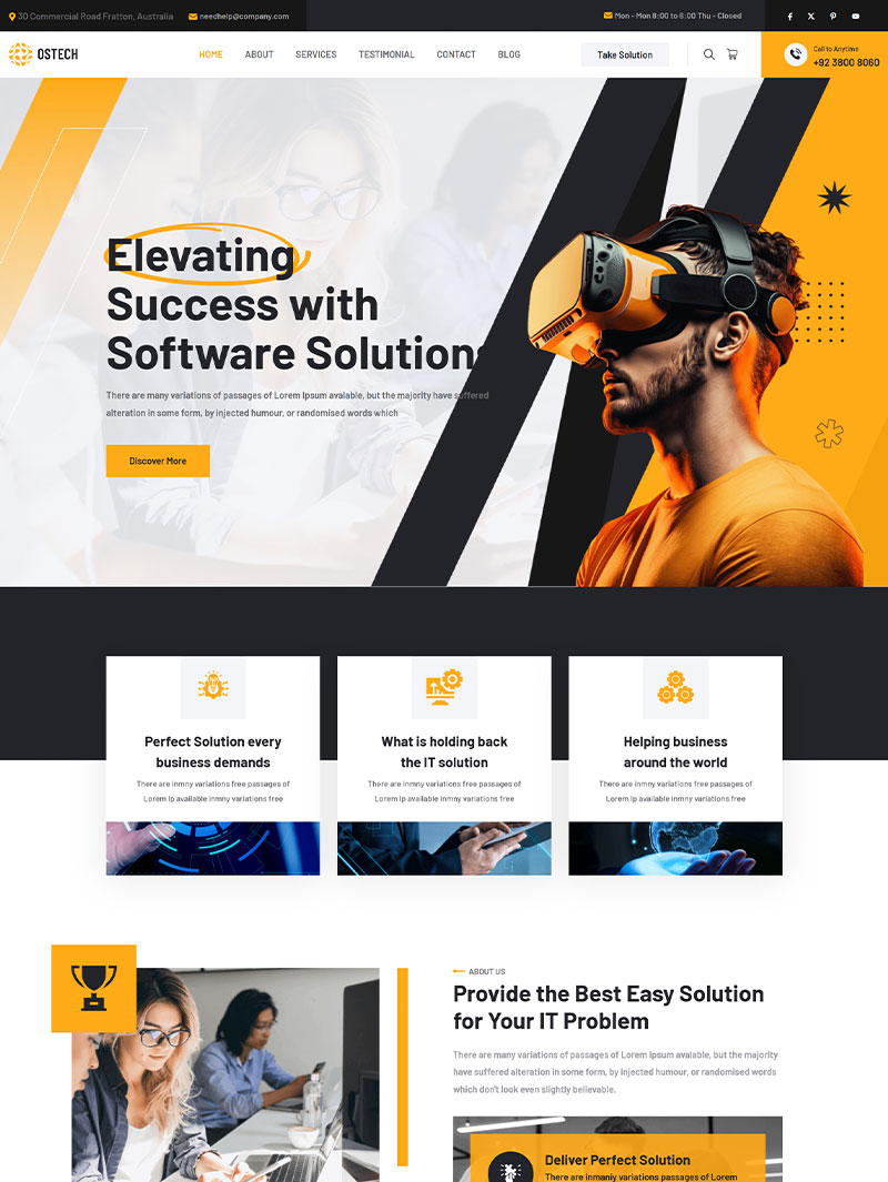 Ostech IT-Teknoloji Teması