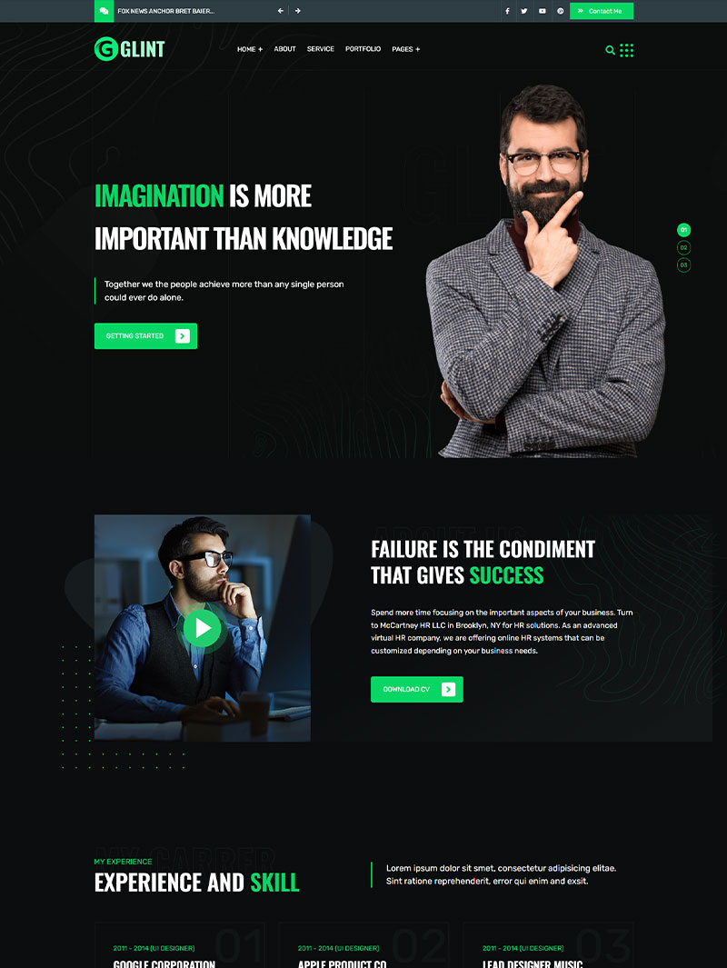 Personal Kişisel Site Teması