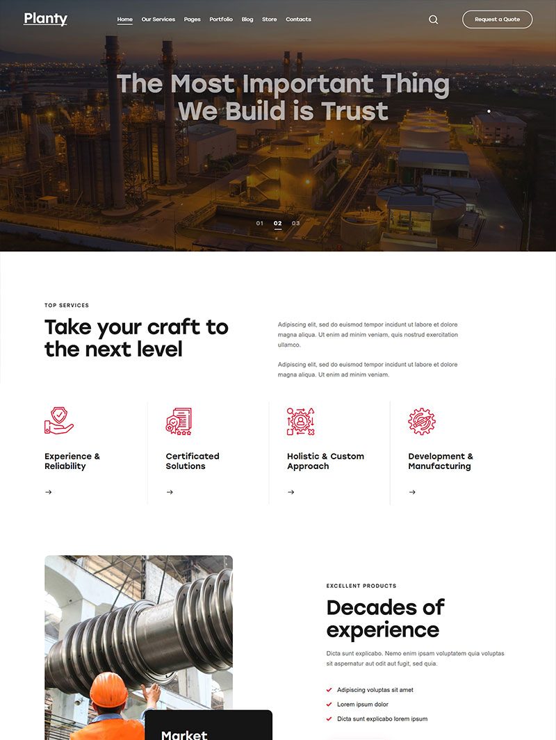 Planty Endüstri Teması