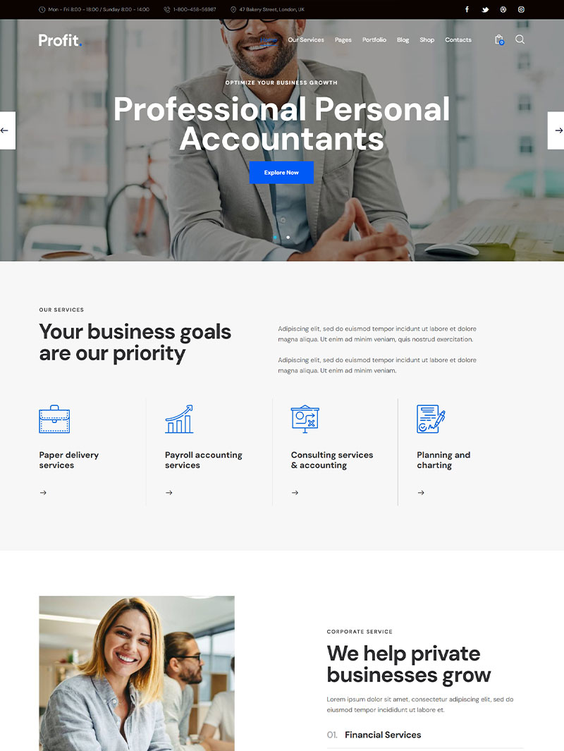 Profit Kurumsal Teması