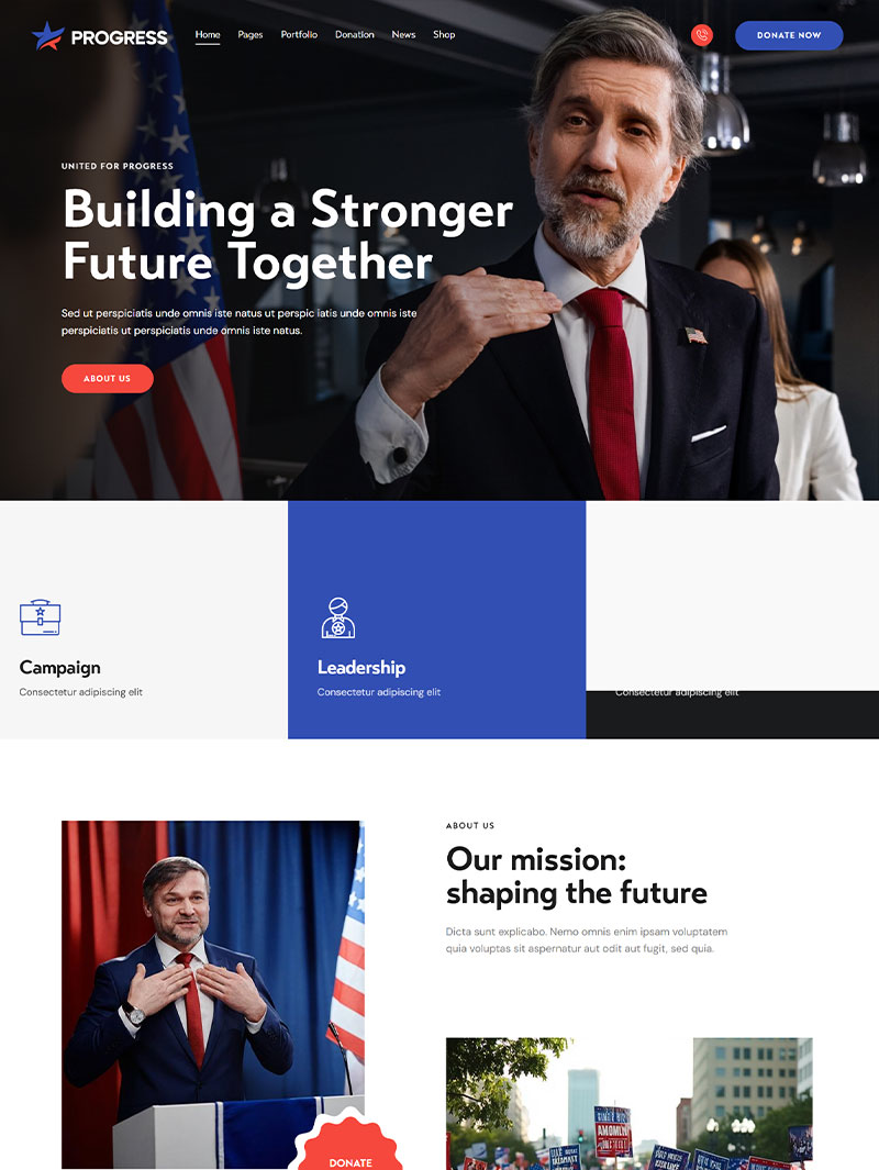 Progress Politika Teması