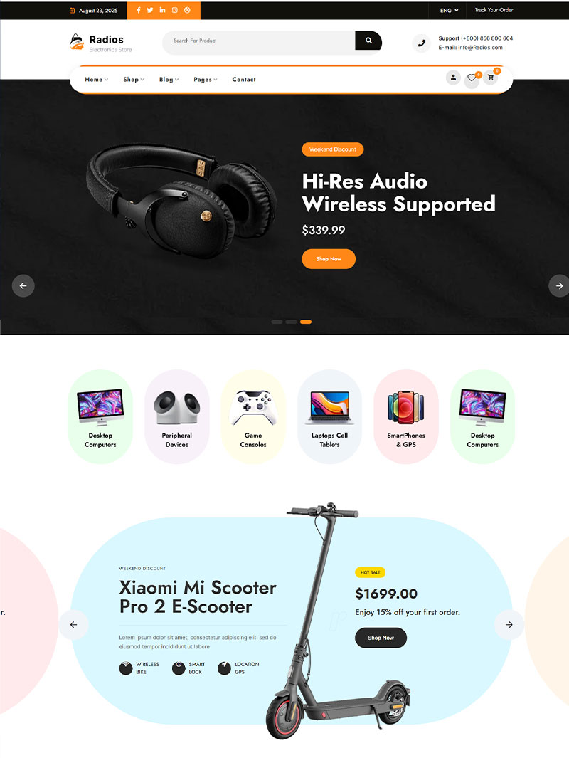 Radios Elektronik Teması