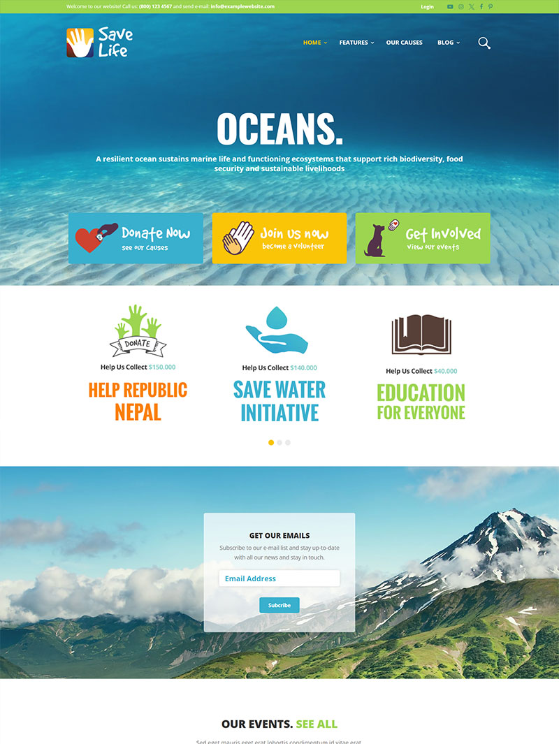 Save-Life Vakıf Teması