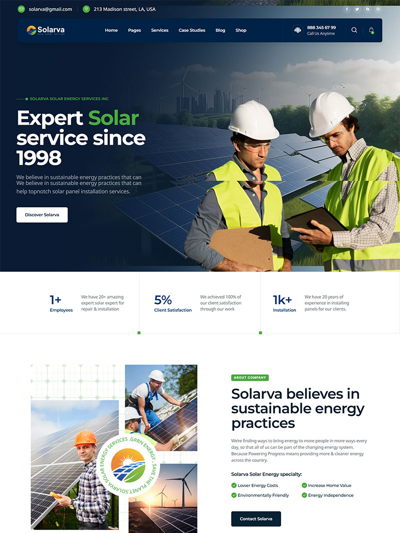 Solarva Endüstri Teması