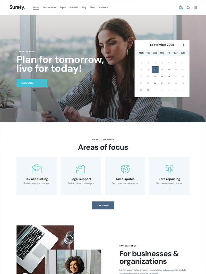 Surety Finans Teması