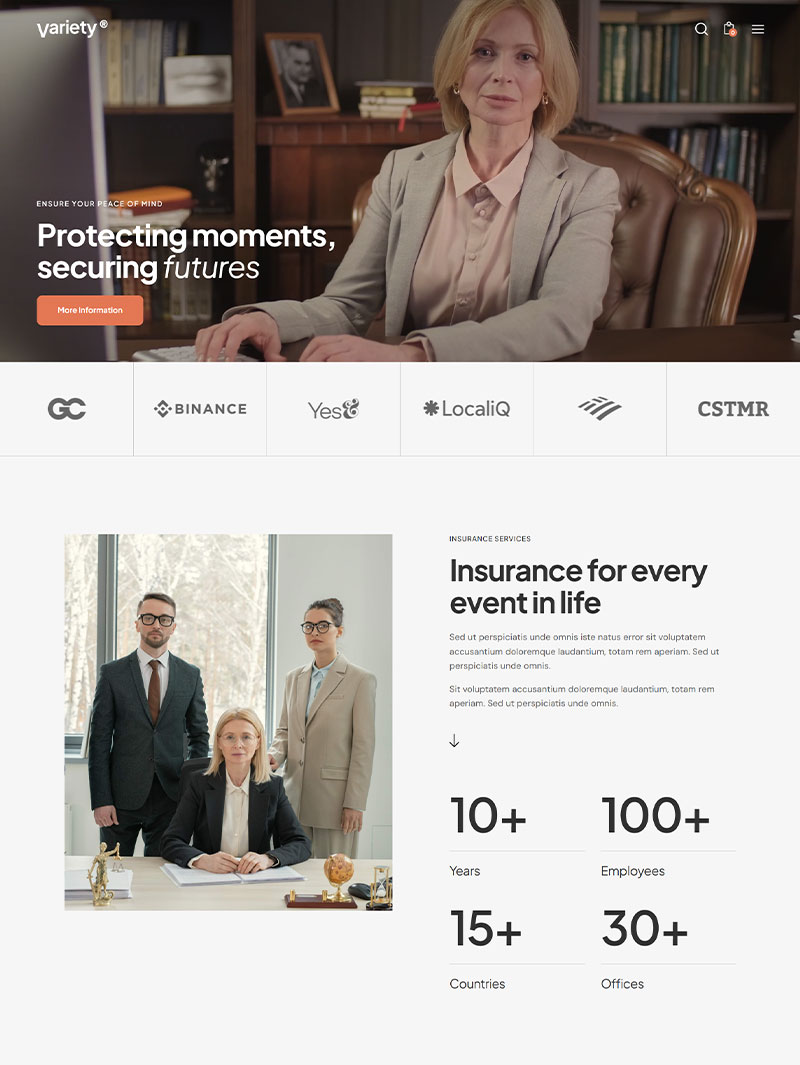 Variety Sigortacılık Teması