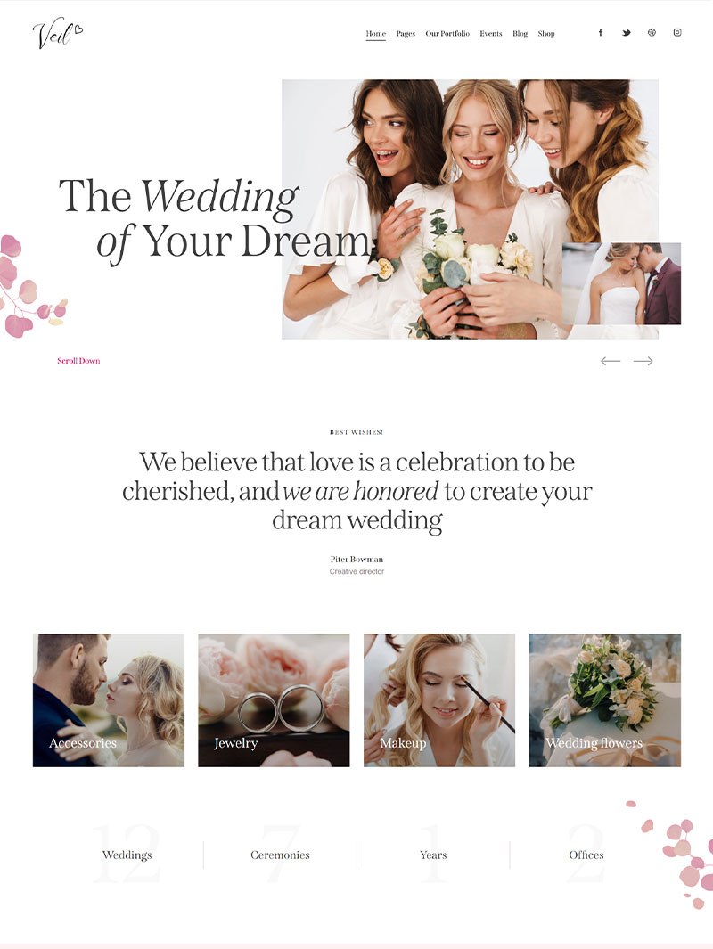 Veil Organizasyon Teması