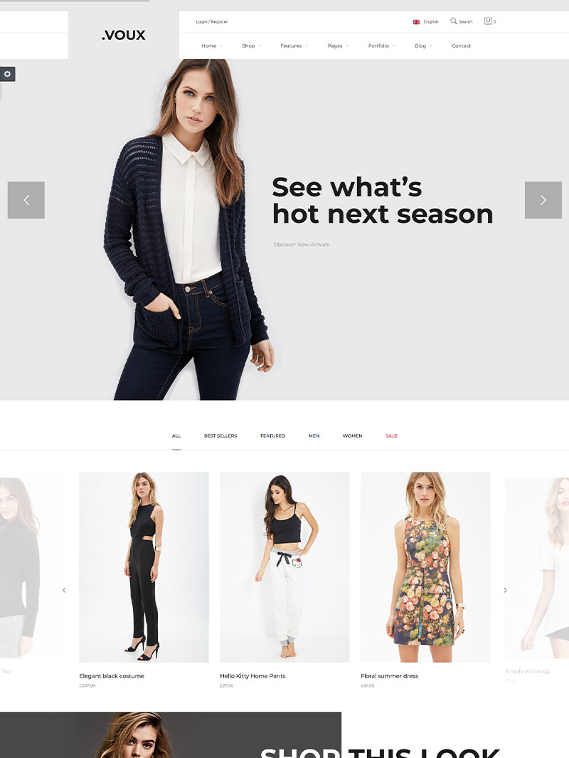 Voux Moda-Giyim Teması