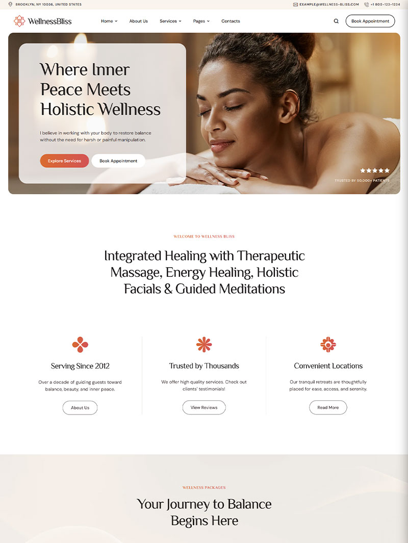 Wellness-Bliss Güzellik-Spa Teması